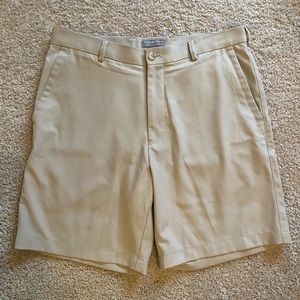 Peter Millar Tan Golf Shorts